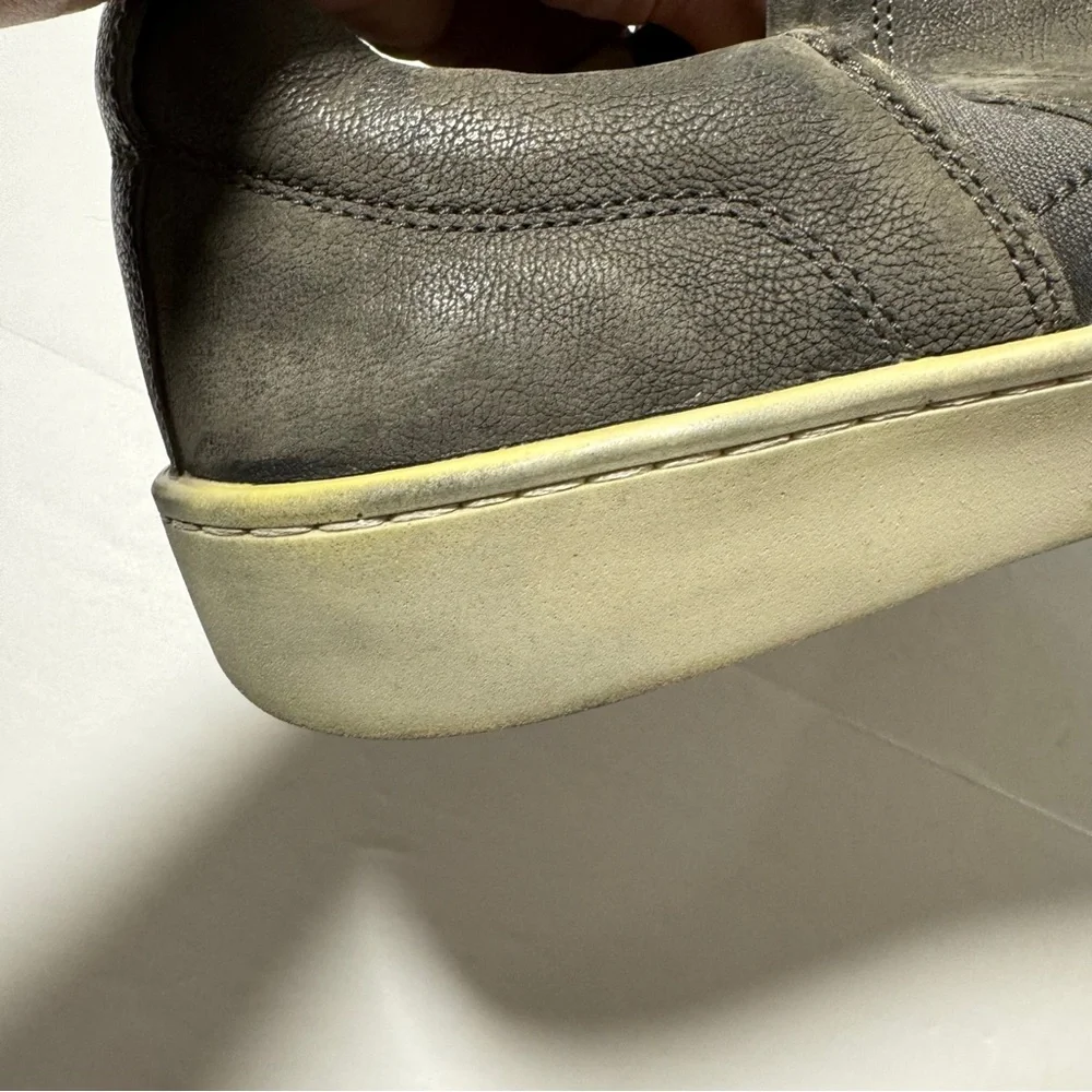Vince Soren Nubuck Leather Slip-on Shoes